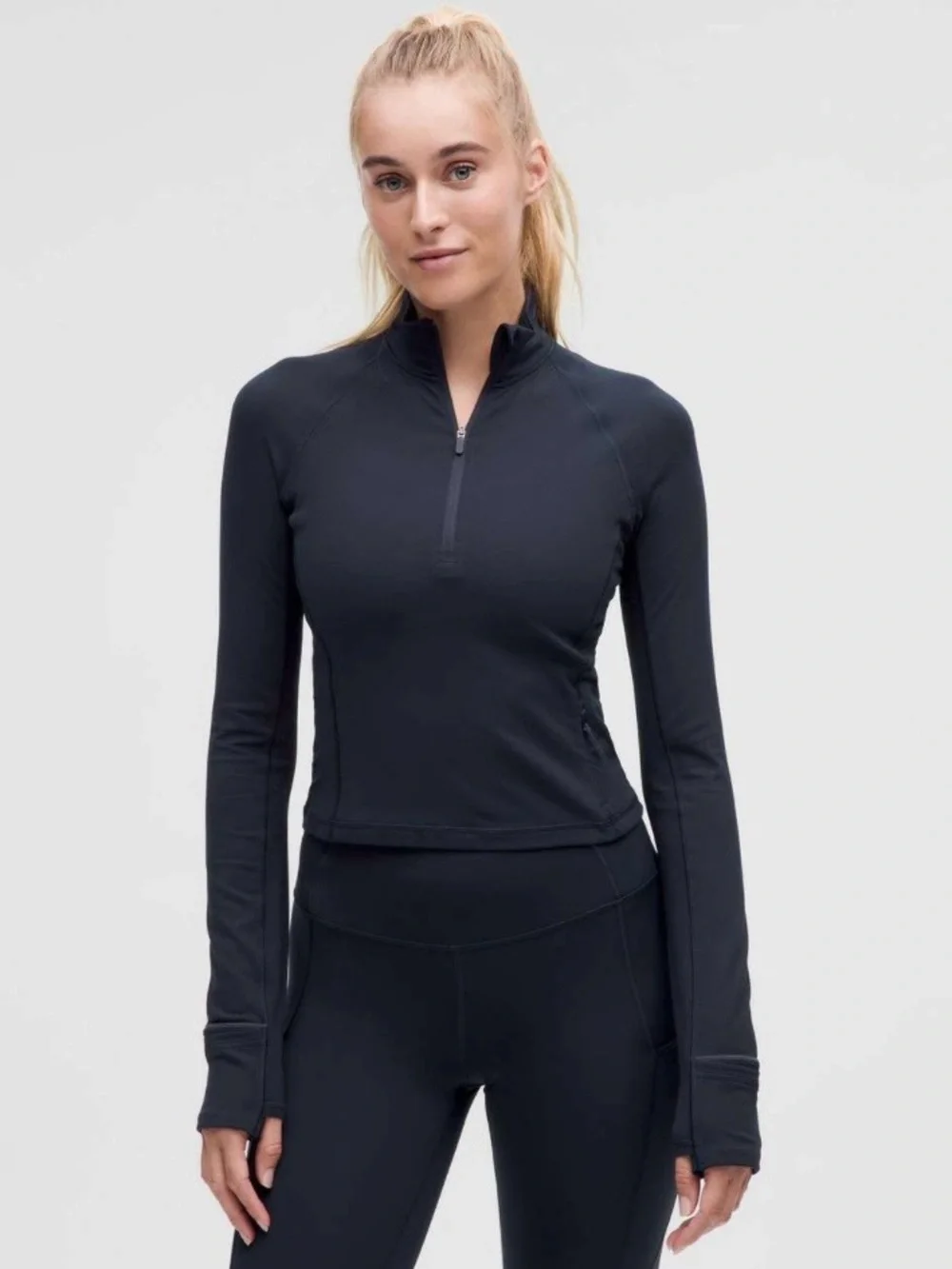 Lululemon It’s Rulu Cropped Half Zip